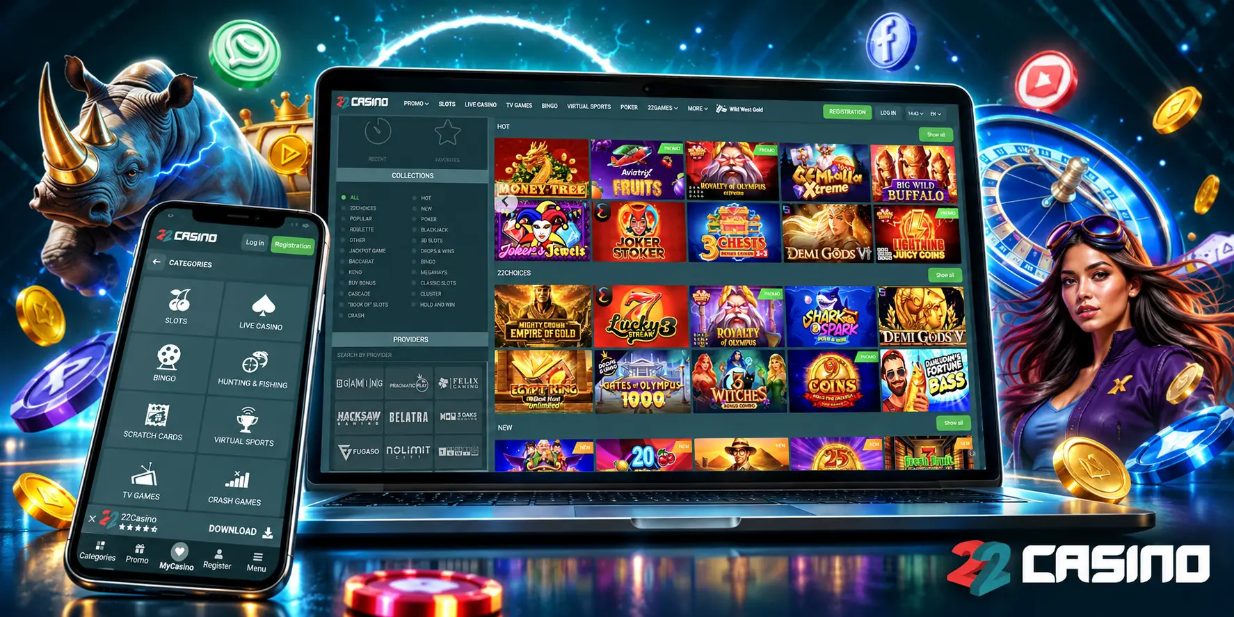 Tedenske promocije 22Casino