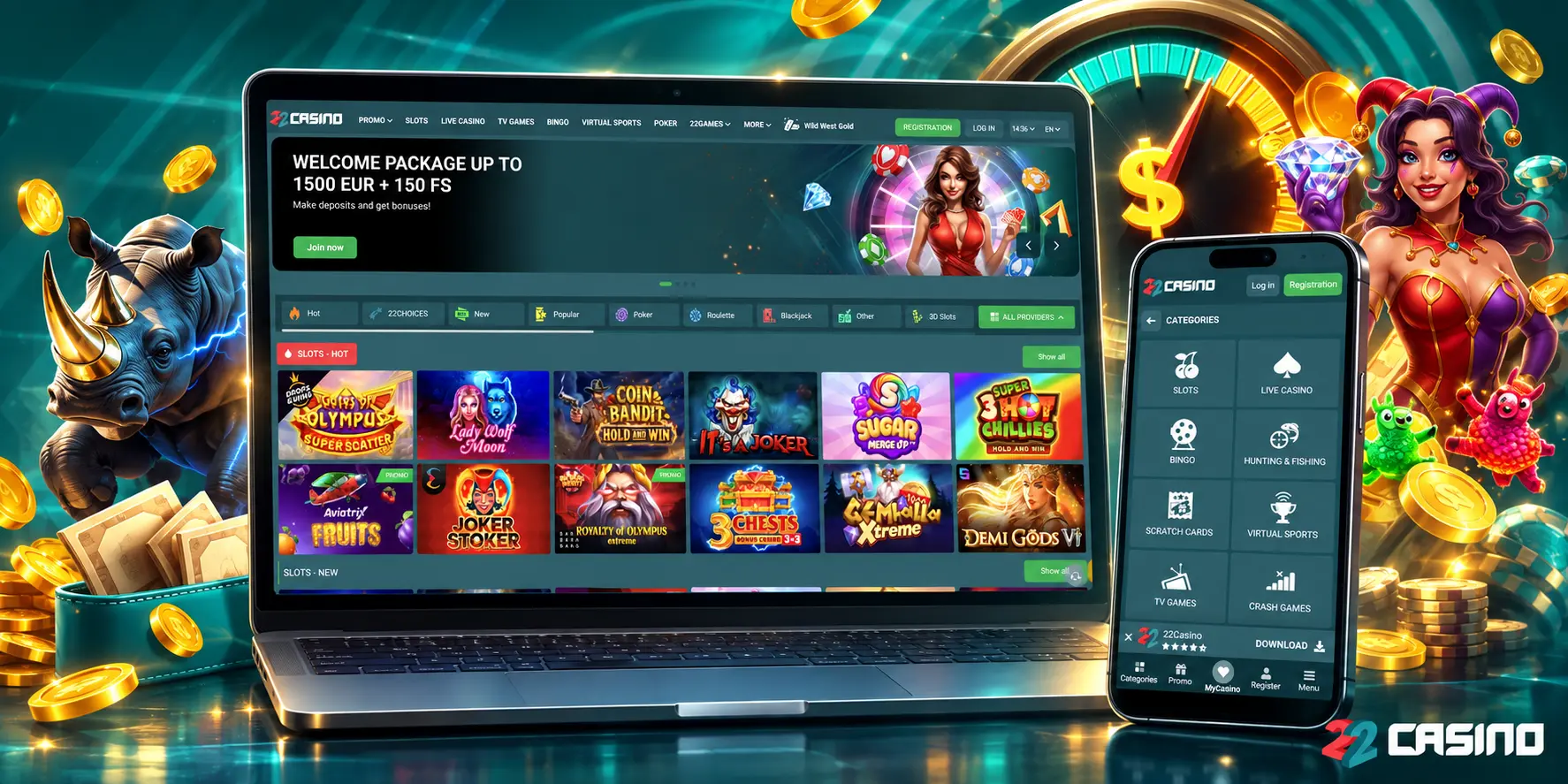 Igre pri 22Casino